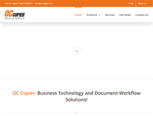 Tablet Screenshot of occopier.com